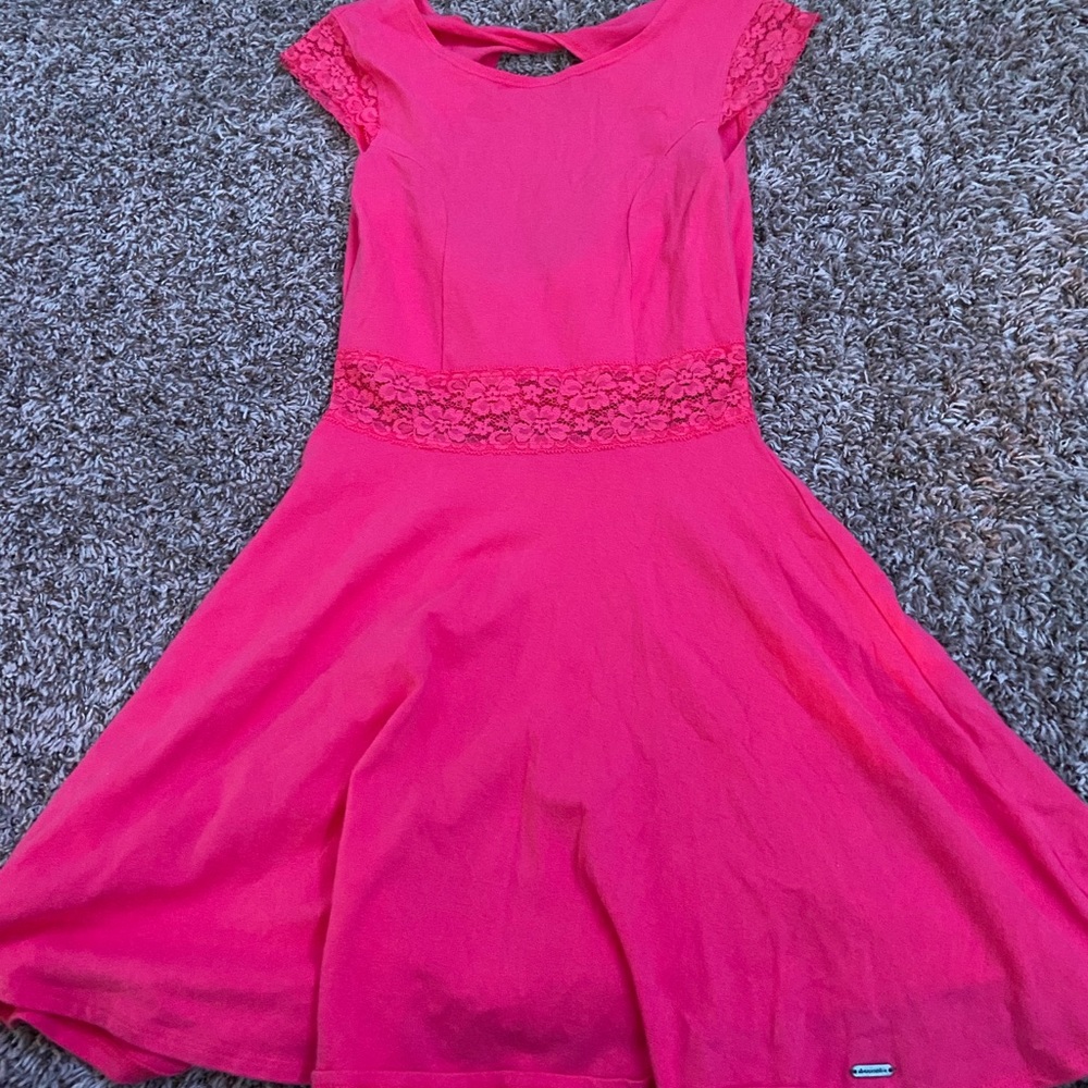 abercrombie pink dress!